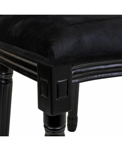 Sedia da Sala da Pranzo Alexandra House Living Nero 46 x 96 x 48 cm Sedia da Sala da Pranzo Alexandra House Living Nero 46 x 96 x 48 cm