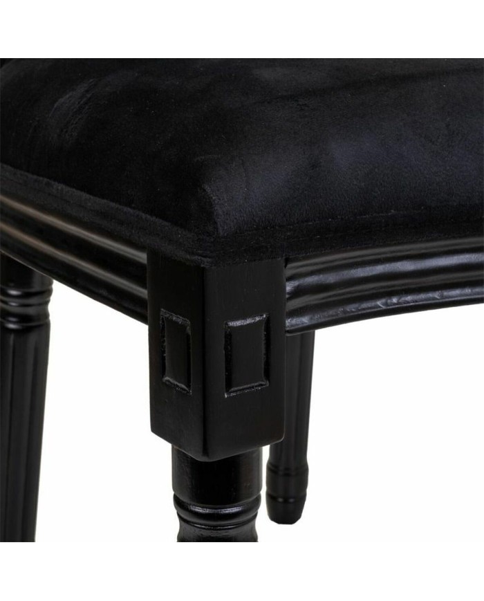 Sedia da Sala da Pranzo Alexandra House Living Nero 46 x 96 x 48 cm