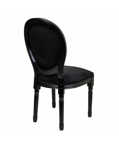 Sedia da Sala da Pranzo Alexandra House Living Nero 46 x 96 x 48 cm