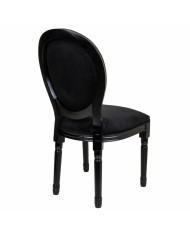 Sedia da Sala da Pranzo Alexandra House Living Nero 46 x 96 x 48 cm