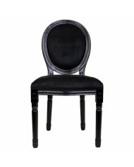 Sedia da Sala da Pranzo Alexandra House Living Nero 46 x 96 x 48 cm