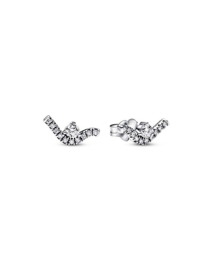 Orecchini Donna Pandora SPARKLING WAVE Argento puro 925 Orecchini Donna Pandora SPARKLING WAVE Argento puro 925