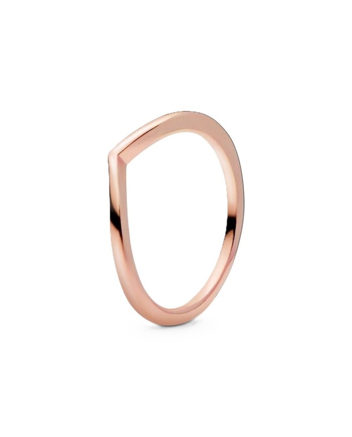 Anello Donna Pandora WISHBONE 14K ROSE GOLD-PLATED - RING - SIZE 50 Anello Donna Pandora WISHBONE 14K ROSE GOLD-PLATED - RING - SIZE 50