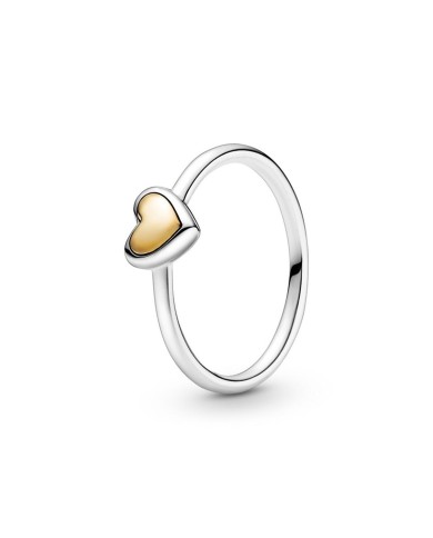Anello Donna Pandora GOLDEN HEART - RING - SIZE 52 Anello Donna Pandora GOLDEN HEART - RING - SIZE 52