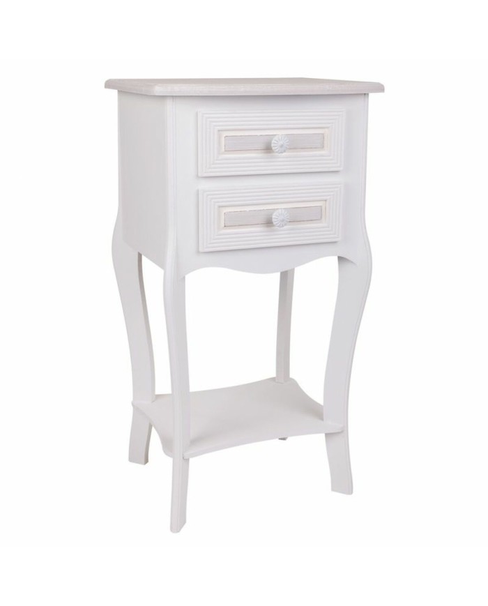 Comodino Alexandra House Living Bianco 31 x 71 x 38 cm Comodino Alexandra House Living Bianco 31 x 71 x 38 cm