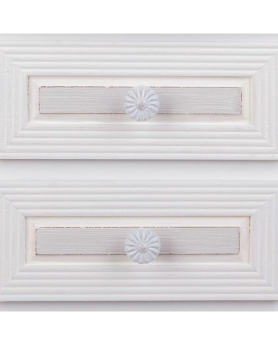 Comodino Alexandra House Living Bianco 31 x 71 x 38 cm Comodino Alexandra House Living Bianco 31 x 71 x 38 cm