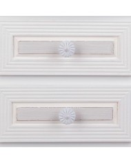 Comodino Alexandra House Living Bianco 31 x 71 x 38 cm Comodino Alexandra House Living Bianco 31 x 71 x 38 cm