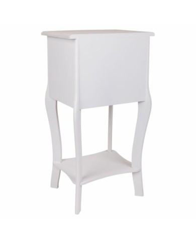 Comodino Alexandra House Living Bianco 31 x 71 x 38 cm