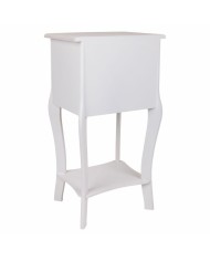 Comodino Alexandra House Living Bianco 31 x 71 x 38 cm Comodino Alexandra House Living Bianco 31 x 71 x 38 cm