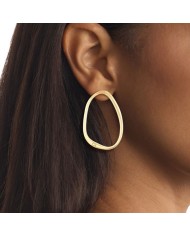 Orecchini Donna Calvin Klein SCULPTURAL Acciaio inossidabile Dorato Orecchini Donna Calvin Klein SCULPTURAL Acciaio inossidabile Dorato