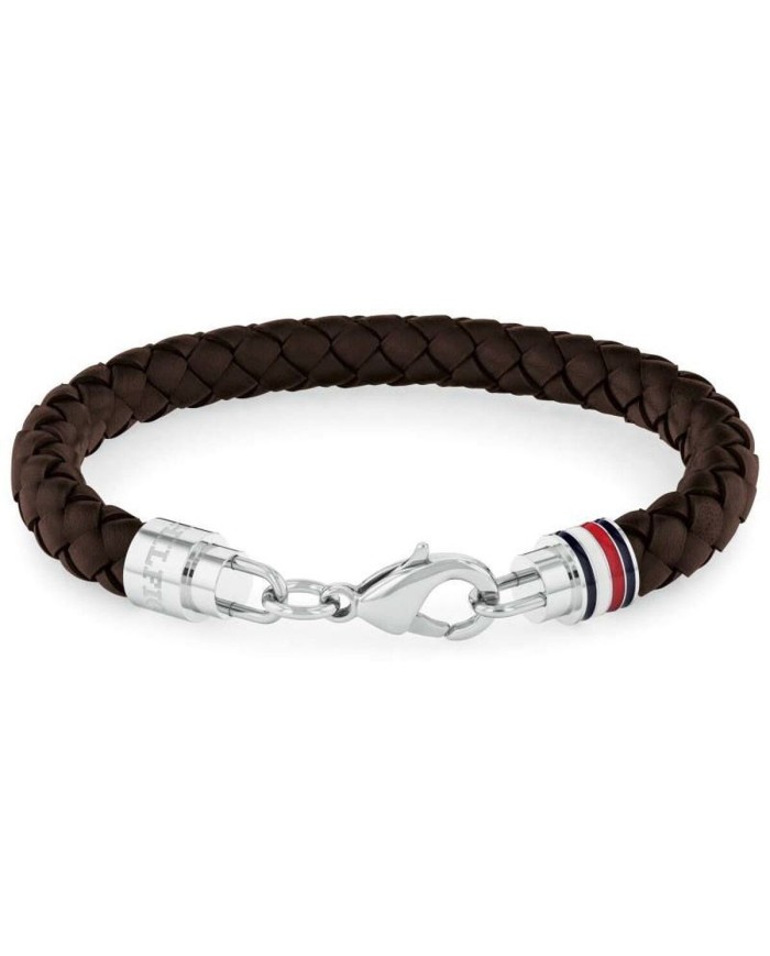 Bracciale Uomo Tommy Hilfiger ICONIC Pelle Acciaio inossidabile