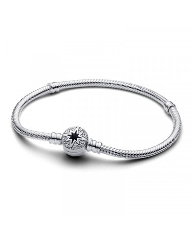 Bracciale Donna Pandora NORTH STAR CLASP SNAKE CHAIN - SIZE 19 19 cm Argentato Bracciale Donna Pandora NORTH STAR CLASP SNAKE CHAIN - SIZE 19 19 cm Argentato