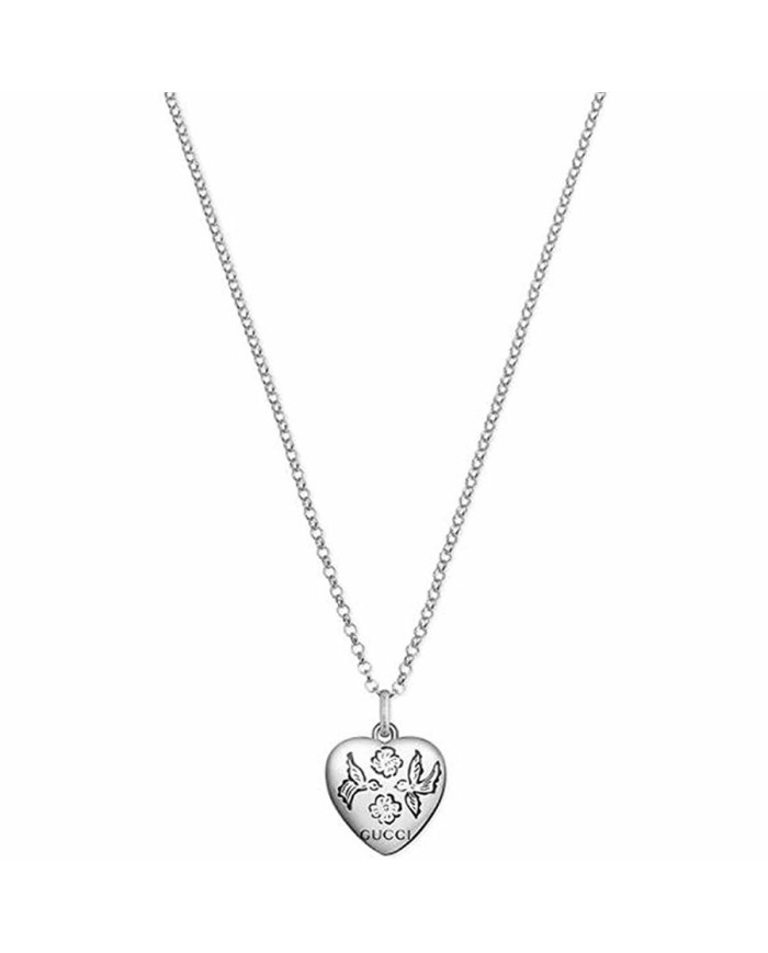 Collana Donna Gucci YBB455542001 Argentato Collana Donna Gucci YBB455542001 Argentato