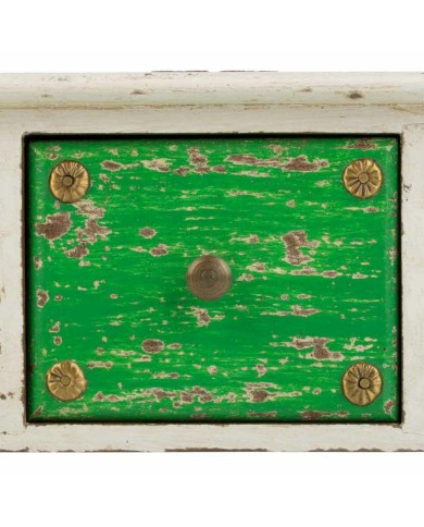 Scatola-Portagioie Alexandra House Living Bianco Verde Ottone Legno MDF 15 x 10 x 36 cm 3 cassetti Scatola-Portagioie Alexandra House Living Bianco Verde Ottone Legno MDF 15 x 10 x 36 cm 3 cassetti