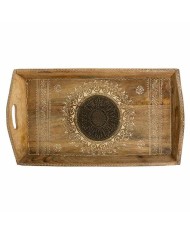 Vassoio Alexandra House Living Bianco Naturale Legno di mango 25 x 6 x 48 cm Vassoio Alexandra House Living Bianco Naturale Legno di mango 25 x 6 x 48 cm