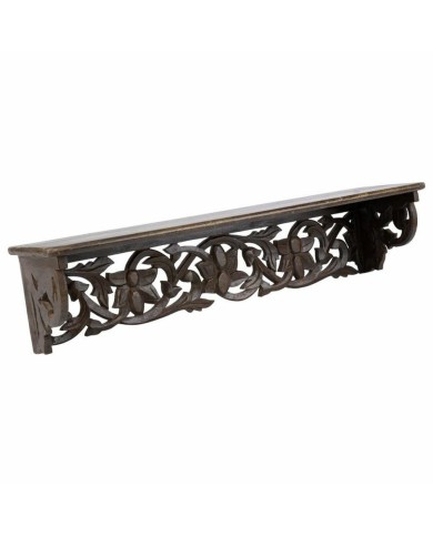 Mensole Alexandra House Living Grigio Legno di mango 15 x 13 x 60 cm Mensole Alexandra House Living Grigio Legno di mango 15 x 13 x 60 cm