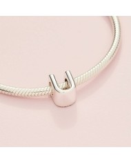 Perlina Donna Pandora LETTER T SILVER Argentato Perlina Donna Pandora LETTER T SILVER Argentato