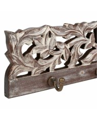 Appendiabiti da parete Alexandra House Living Marrone scuro Ferro Legno di mango 5 x 12 x 50 cm Appendiabiti da parete Alexandra House Living Marrone scuro Ferro Legno di mango 5 x 12 x 50 cm