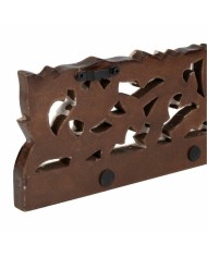 Appendiabiti da parete Alexandra House Living Marrone scuro Ferro Legno di mango 5 x 12 x 50 cm Appendiabiti da parete Alexandra House Living Marrone scuro Ferro Legno di mango 5 x 12 x 50 cm