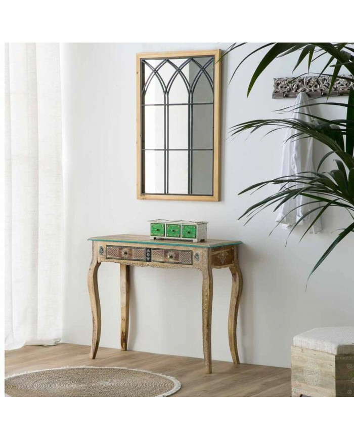 Appendiabiti da parete Alexandra House Living Marrone scuro Ferro Legno di mango 5 x 12 x 50 cm Appendiabiti da parete Alexandra House Living Marrone scuro Ferro Legno di mango 5 x 12 x 50 cm