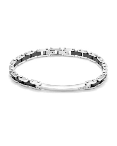 Bracciale Uomo Radiant RH000001 Nero Argentato Bracciale Uomo Radiant RH000001 Nero Argentato