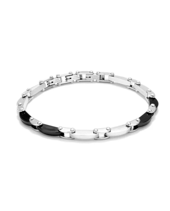 Bracciale Uomo Radiant RH000003 Nero Argentato Bracciale Uomo Radiant RH000003 Nero Argentato