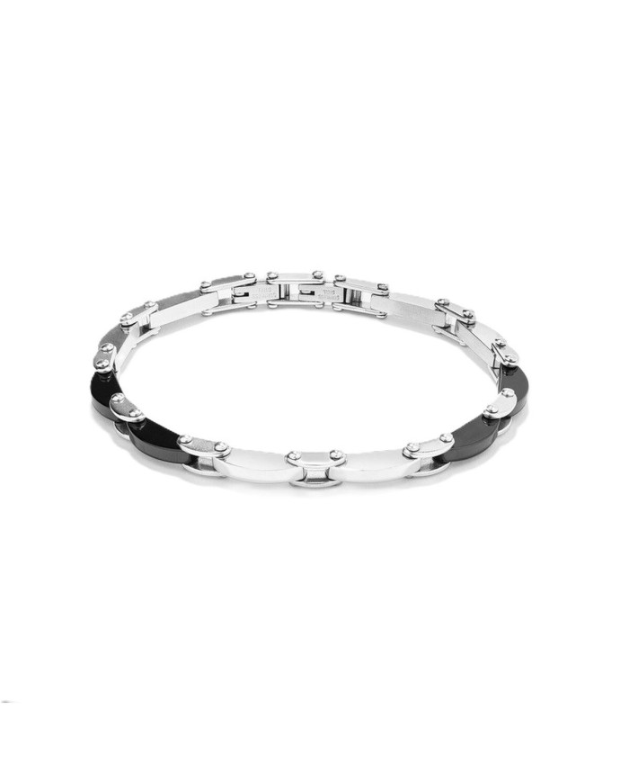 Bracciale Uomo Radiant RH000006 Nero Argentato Bracciale Uomo Radiant RH000006 Nero Argentato
