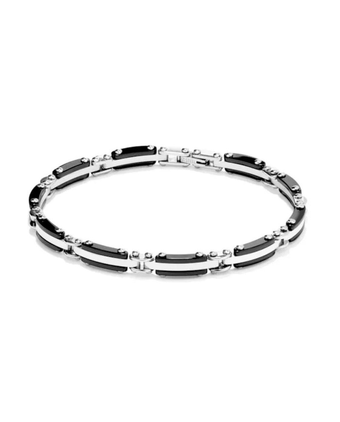 Bracciale Uomo Radiant RH000002 Nero Argentato Bracciale Uomo Radiant RH000002 Nero Argentato