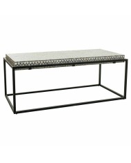 Tavolo aggiuntivo Alexandra House Living Marrone Legno Riciclato 23 x 49 x 46 cm