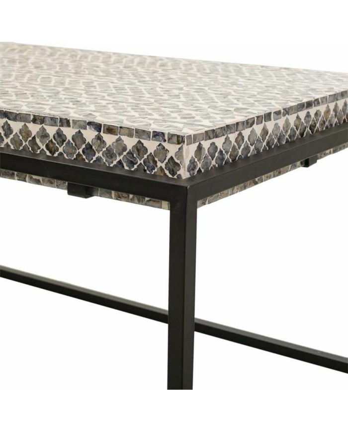 Tavolino da Caffè Alexandra House Living Grigio Metallo Legno MDF 60 x 49 x 124 cm