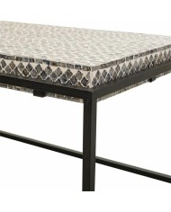 Tavolino da Caffè Alexandra House Living Grigio Metallo Legno MDF 60 x 49 x 124 cm