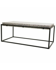 Tavolino da Caffè Alexandra House Living Grigio Metallo Legno MDF 60 x 49 x 124 cm