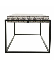 Tavolino da Caffè Alexandra House Living Grigio Metallo Legno MDF 60 x 49 x 124 cm