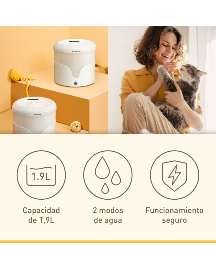 Fontana per Animali Domestici Panasonic CP-JNW01CW Fontana per Animali Domestici Panasonic CP-JNW01CW