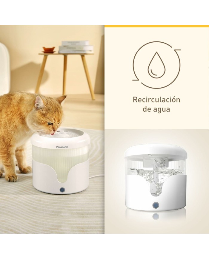 Fontana per Animali Domestici Panasonic CP-JNW01CW Fontana per Animali Domestici Panasonic CP-JNW01CW