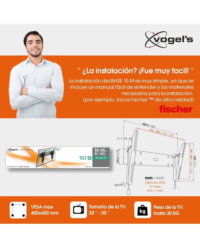 Supporto TV Vogel's BASE15M