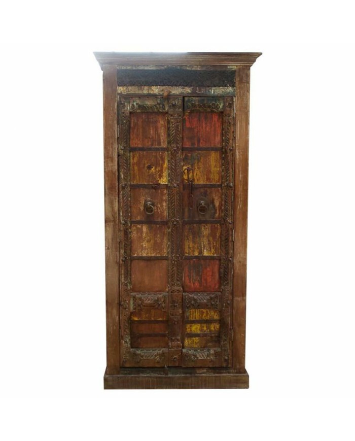 Armadio Alexandra House Living Marrone Legno Riciclato 45 x 225 x 105 cm Armadio Alexandra House Living Marrone Legno Riciclato 45 x 225 x 105 cm