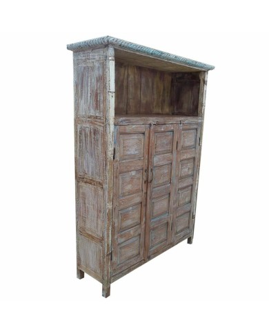 Scaffale Alexandra House Living Marrone Legno Riciclato 40 x 186 x 137 cm