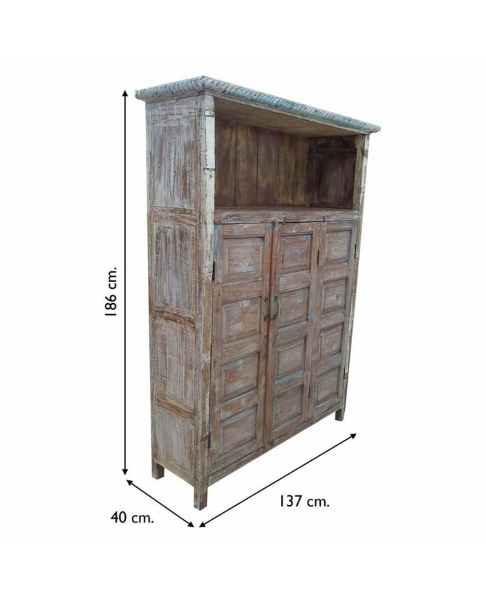 Scaffale Alexandra House Living Marrone Legno Riciclato 40 x 186 x 137 cm Scaffale Alexandra House Living Marrone Legno Riciclato 40 x 186 x 137 cm