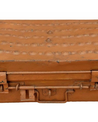 Valigia decorativa Alexandra House Living Marrone Ferro Stile artigianale 34 x 19 x 63 cm