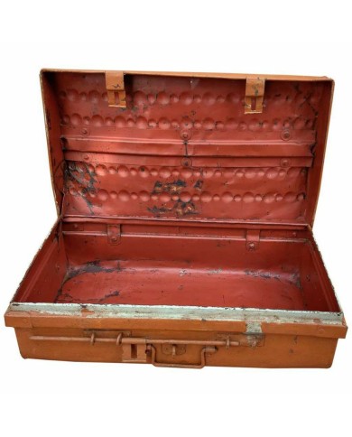 Valigia decorativa Alexandra House Living Marrone Ferro Stile artigianale 34 x 19 x 63 cm