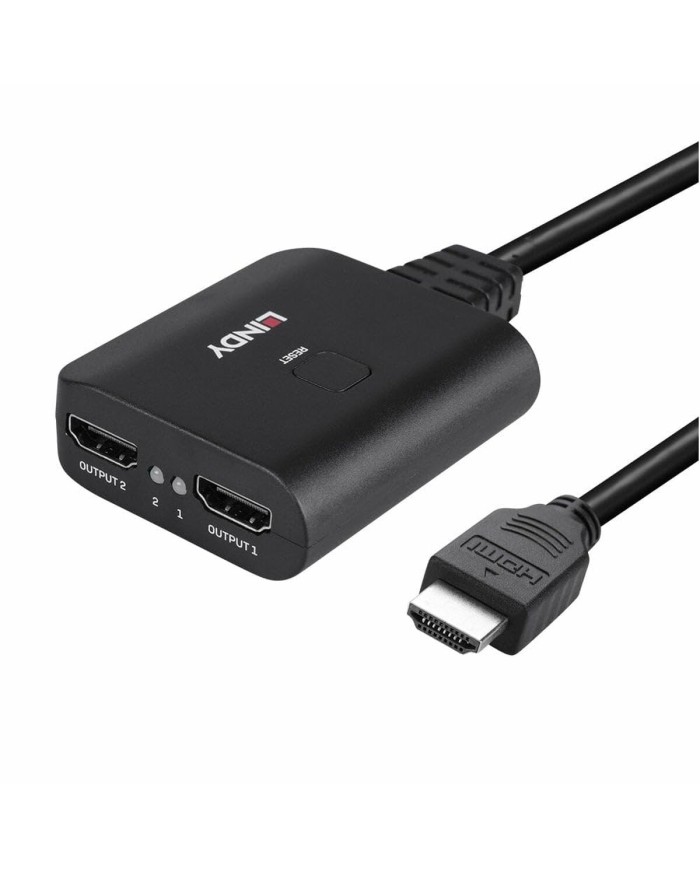 Adattatore HDMI con 2 x HDMI LINDY 38356 Nero