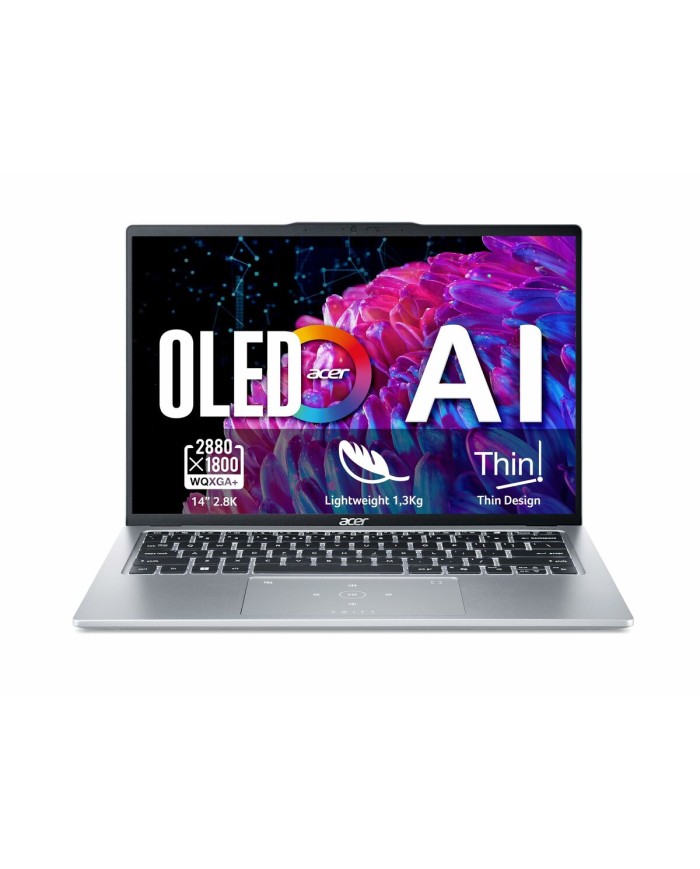 Laptop Acer NX.KWMEB.002 14" Intel Core Ultra 7 155u 16 GB RAM 512 GB SSD Laptop Acer NX.KWMEB.002 14" Intel Core Ultra 7 155u 16 GB RAM 512 GB SSD