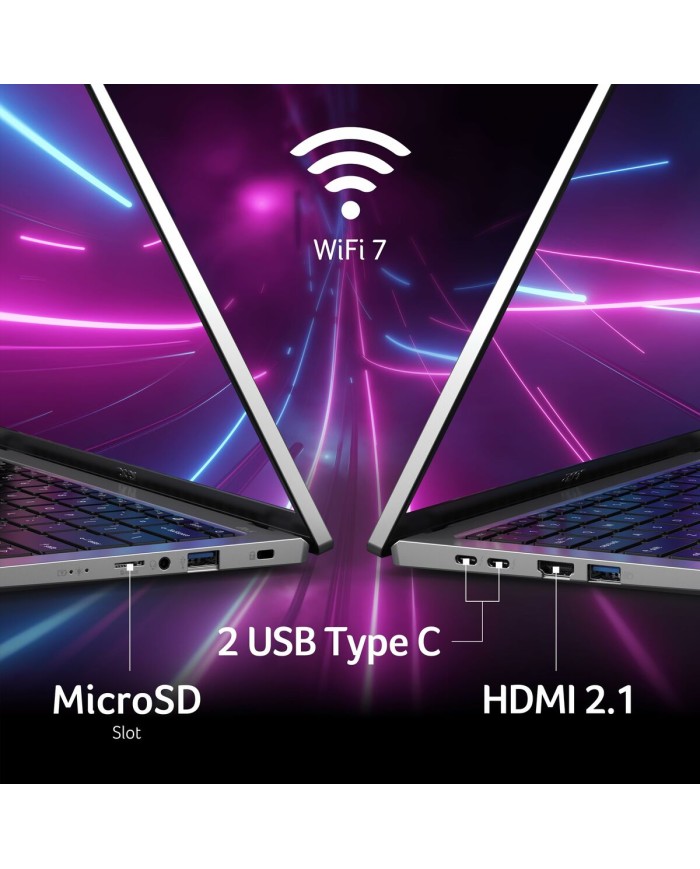 Laptop Acer NX.KWMEB.002 14" Intel Core Ultra 7 155u 16 GB RAM 512 GB SSD Laptop Acer NX.KWMEB.002 14" Intel Core Ultra 7 155u 16 GB RAM 512 GB SSD