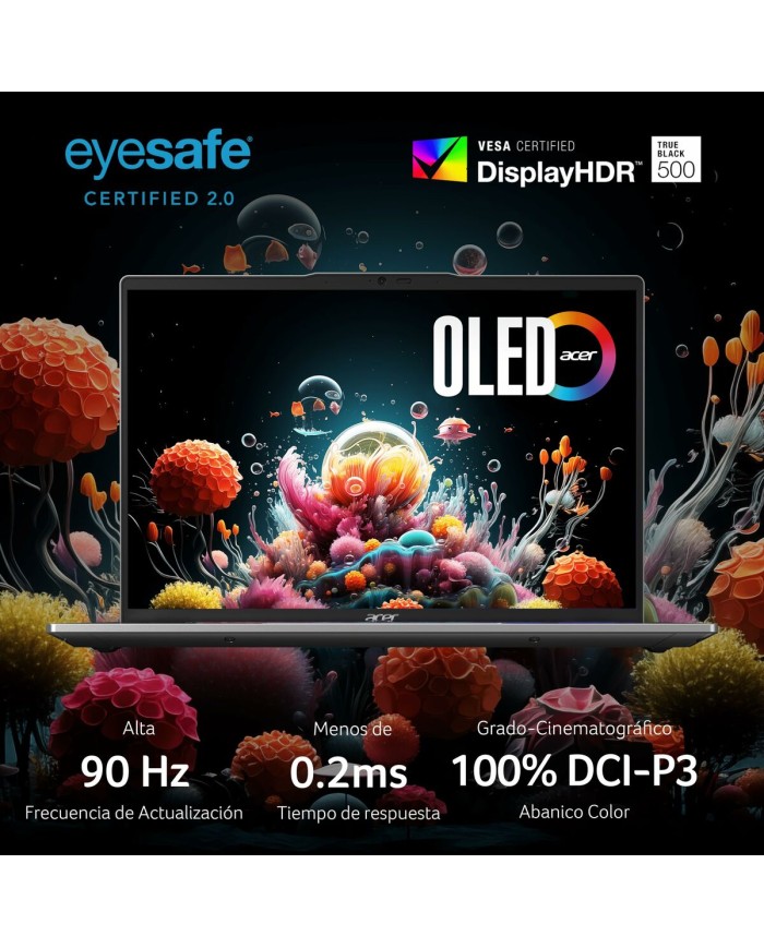 Laptop Acer NX.KWMEB.002 14" Intel Core Ultra 7 155u 16 GB RAM 512 GB SSD Laptop Acer NX.KWMEB.002 14" Intel Core Ultra 7 155u 16 GB RAM 512 GB SSD