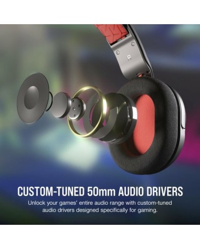 Auricolari con Microfono Corsair HS35 v2 Nero