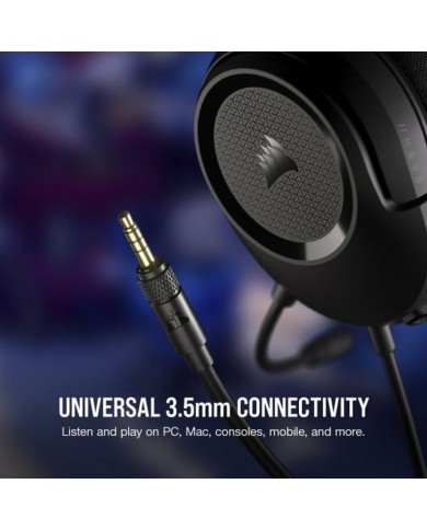 Auricolari con Microfono Corsair HS35 v2 Nero