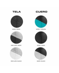 Sedia da Ufficio Tempest Glare Grigio