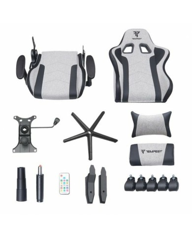 Sedia da Ufficio Tempest Glare Grigio Sedia da Ufficio Tempest Glare Grigio