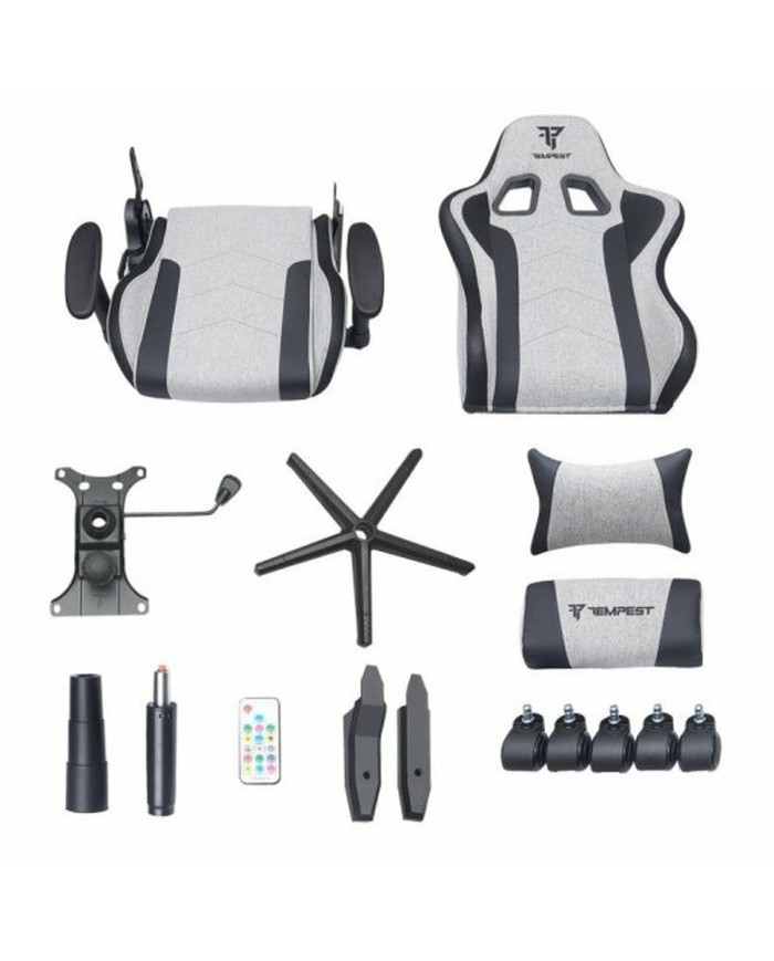 Sedia da Ufficio Tempest Glare Grigio